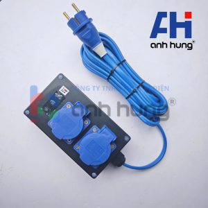 Hộp nguồn tiếp địa tự động - Ổ cắm triệt tiêu dòng rò tĩnh ứng dụng cho văn phòng, gia đình | Phiên bản 2 mét AHE-A2.D