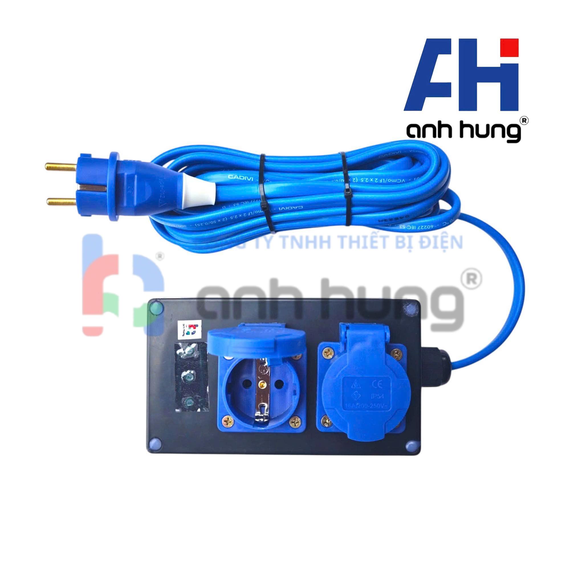 Hộp nguồn tiếp địa tự động - Ổ cắm triệt tiêu dòng rò tĩnh ứng dụng cho văn phòng, gia đình | Phiên bản 2 mét AHE-A2.D - Ảnh 7