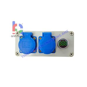 Ổ chia nguồn 2 ổ 16A 250V đèn báo điện áp