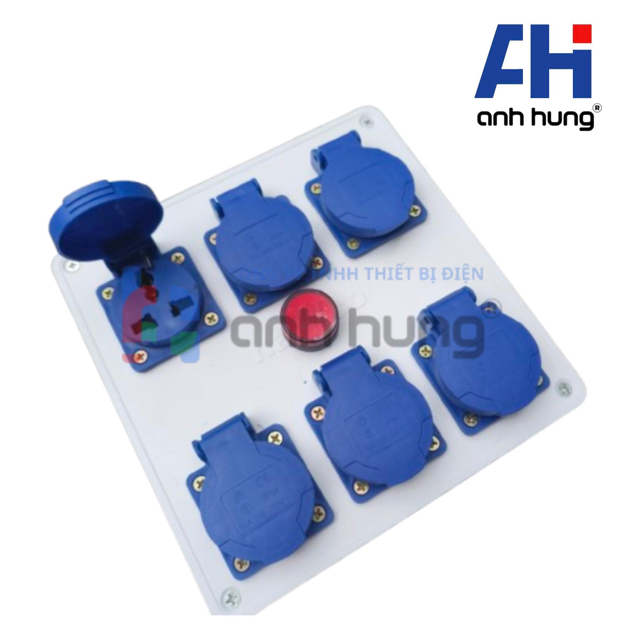 Hộp Chia Nguồn 6 Ổ Cắm Công Nghiệp Kèm Đèn Báo Nguồn – Hộp Điện Thi Công An Toàn | HV0601 - Ảnh 10