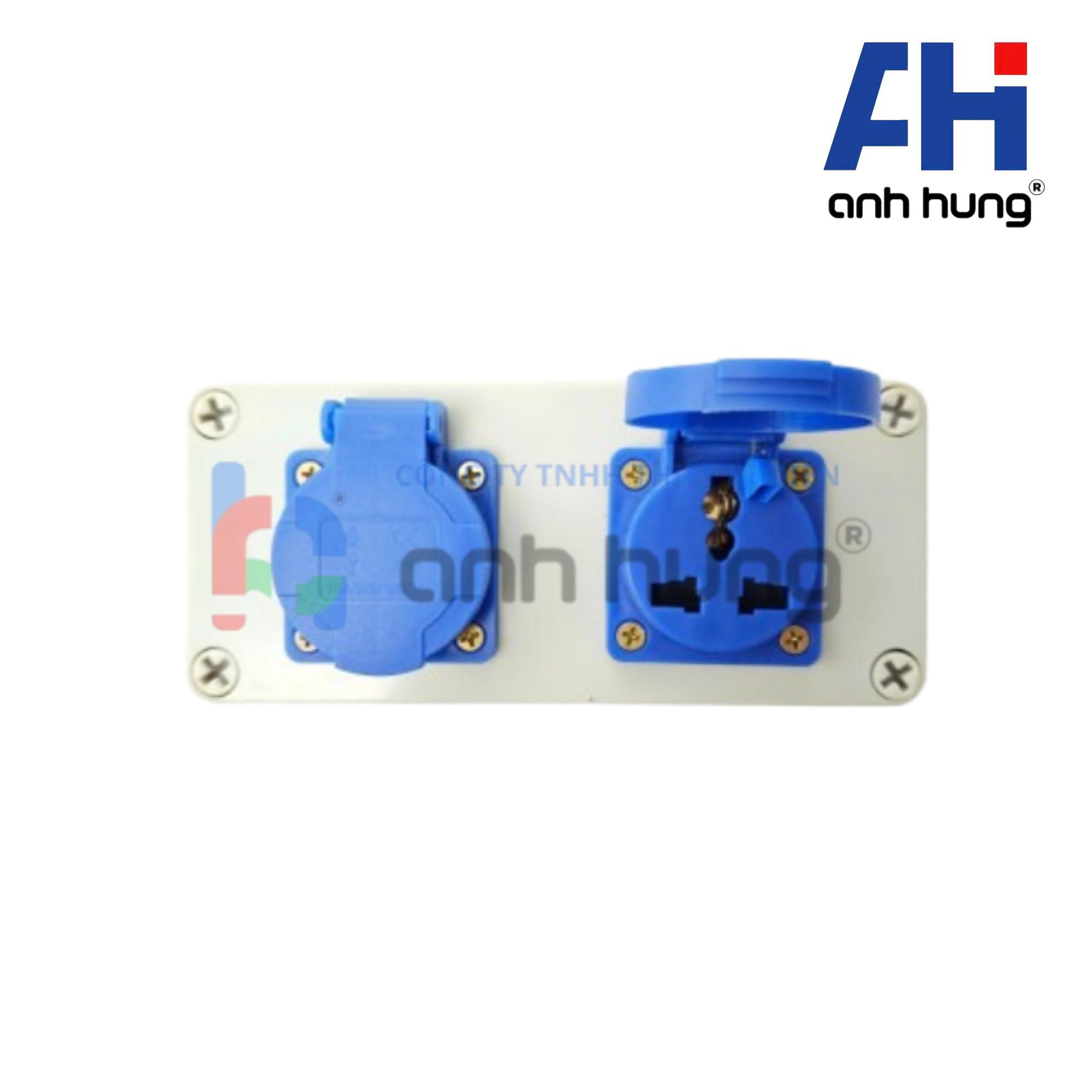 Ổ cắm điện chống nước 2 ổ cắm công nghiệp 16A 250V 4000W tiêu chuẩn Châu Âu, Hàn, Mỹ, Nhật, Trung - Ảnh 6