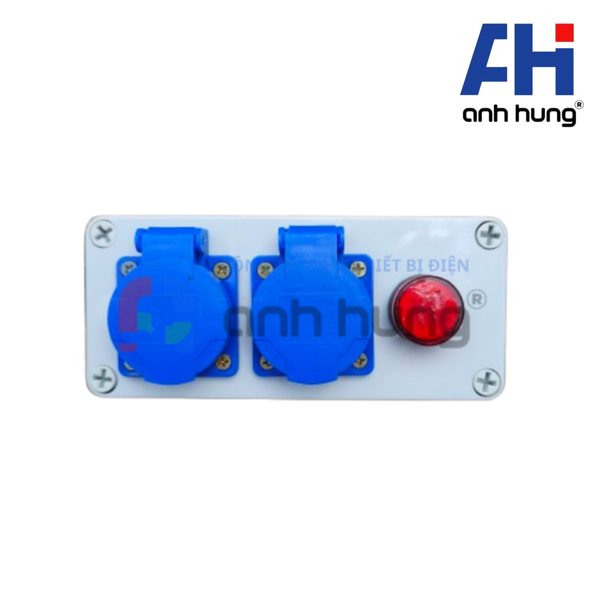 Ổ Chia Nguồn Điện Ngoài Trời 2 Ổ Cắm 10A 16A 250V Có Đèn Báo Nguồn | HN0201 - Ảnh 7